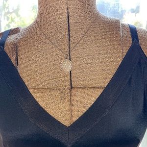 Baroni | Gold Peacock Plume Pendant